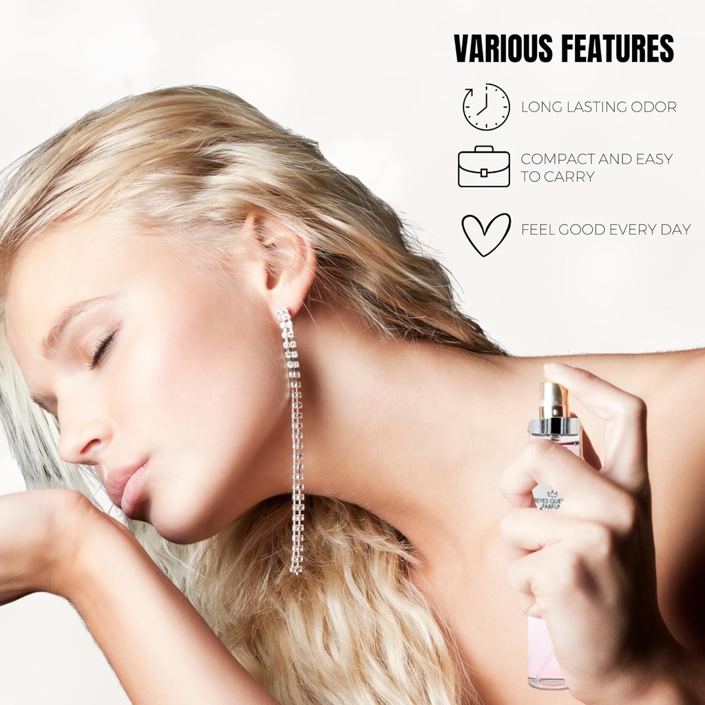 Set of 4 Perfume for Women. 33 ml Eau de Parfum Bag Cologne for Girls, Travel, Dating, Shopping, Party - Additional Image