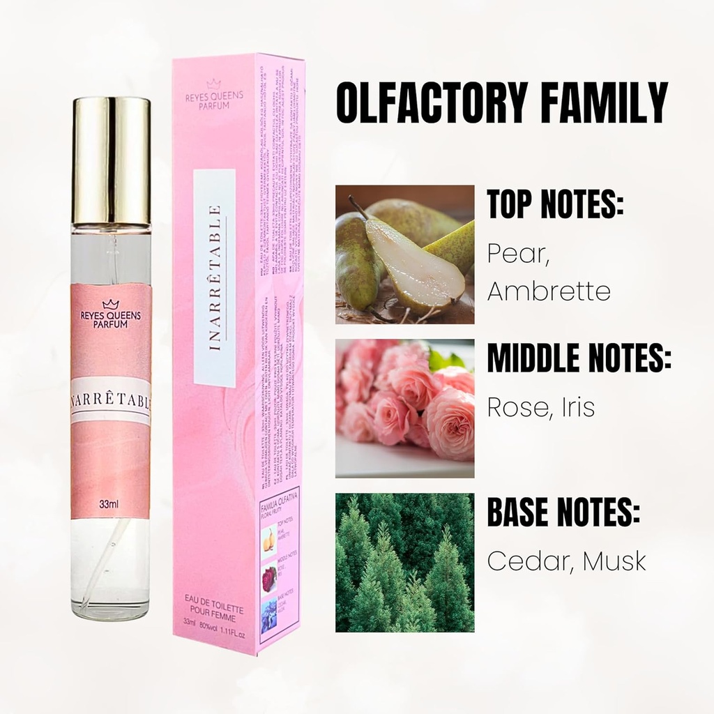 Set of 4 Perfume for Women. 33 ml Eau de Parfum Bag Cologne for Girls, Travel, Dating, Shopping, Party - Additional Image