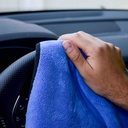 Kemes 3 x Microfibre Cloth with 500 GSM for Perfect Paint Care – Extremely Absorbent and Soft for Car and Motorcycle Cars, 30 x 30 cm (3PCS) - Additional Image