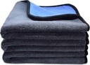 Kemes 3 x Microfibre Cloth with 500 GSM for Perfect Paint Care – Extremely Absorbent and Soft for Car and Motorcycle Cars, 30 x 30 cm (3PCS) - Additional Image
