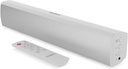 Majority Bowfell | Bluetooth Sound Bar for TVs | 2.0 50W Stereo Speakers for TV or PC | Optical Input, RCA, USB & AUX | 39 cm, EQ Settings, Remote Control Included (White) - Additional Image
