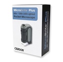 Carson MicroBrite Plus 60-120x LED Illuminated Pocket Microscope for Kids, Portable Microscope, Mini Microscope for Students in Science Laboratory, Educational Microscope for STEM (MM-300) - Additional Image