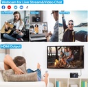 4K Digital Camera, Compact Camera 48MP 16X Digital Zoom 180° Flip Screen with Autofocus, Flash, Charging Dock, 2 Batteries, 32GB Card for Beginners, Kids, Vlogging - Additional Image