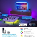 Govee 5 m LED Strip, WiFi RGB LED Strip, Multi-Colour, App Control, Music Mode, LED Bedroom Compatible with Alexa and Google Home, Decor for Home, Kitchen, Living Room, Party - Additional Image