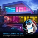 Govee 5 m LED Strip, WiFi RGB LED Strip, Multi-Colour, App Control, Music Mode, LED Bedroom Compatible with Alexa and Google Home, Decor for Home, Kitchen, Living Room, Party - Additional Image