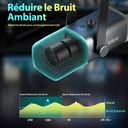 FIFINE USB/XLR Streaming Dynamic Mic for PC, RGB Cardioid Microphone for Gaming, Podcasting, Broadcasting, Voice Recording, for PS4/5 Mac PC Mixer Sound Cards - Additional Image