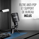 RØDE NT-USB Studio Grade Versatile USB Condenser Microphone with Pop Filter and Tripod for Streaming, Gaming, Podcasting, Music Production - Additional Image