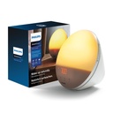 Philips Alarm Clock Radio Light with Night Light Function and Night Guide, USB Port (Model HF3531/01)