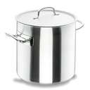 LACOR High pot made of stainless steel with lid, suitable for all types of kitchens, matt finish, capacity: 25.7 L, height: 32 cm, diameter: 32 cm, metal, silver, 32 Ø (cm)