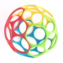 Bright Starts, Oball Classic, Flexible Easy Handling Ball, Sensory Activity Toy for Kids of All Ages, Multi-Color