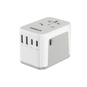 TESSAN Universal Plug Adapter, Universal Travel Adapter with 2 USB and 3 Type C, International Travel Accessories France to USA English Thailand Australia China Japan