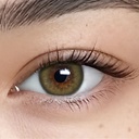 Elizzm Olive Grove (Olive Green) - Discreet Color Lenses with Natural Look and No Correction - 1 Month Color Lenses