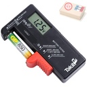 Takit Digital Battery Tester for AA, AAA, C, D, PP3, 9 V, 1.5 V, Button Batteries – Works Without Batteries – French Brand