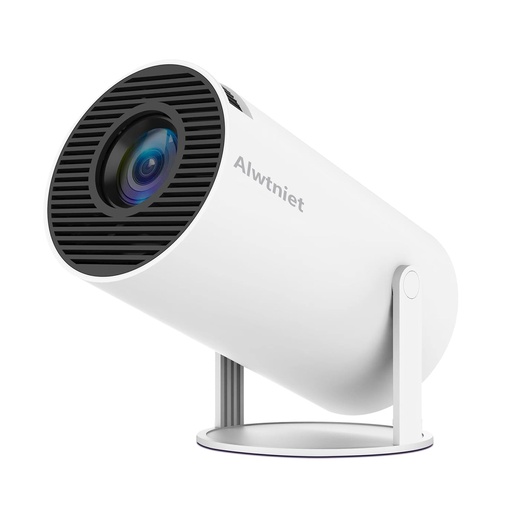 Mini Projector with Android 11, Mini Video Projector HY300 200ANS1 8000Lumens, 4K WiFi 6 Bluetooth 5.0, 180° Cinema Projector Can Rotate for TV Stick