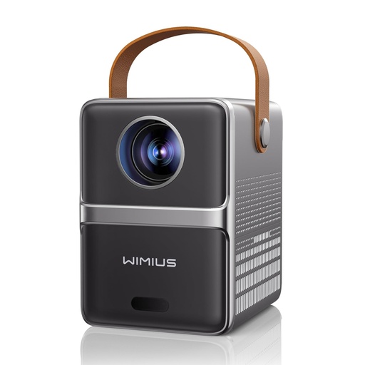 Mini Projector【Electric Focus】 18000 Lumens WiFi Bluetooth WiMiUS Portable Projector Video Projector 1080P FHD Supported, Overhead Projector 4K WiFi Zoom 50% Home Cinema for Phone/HDMI/AV/USB