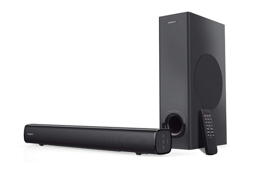 Creative Stage 2.1 Soundbar with Subwoofer for TV, Computer and Ultra Wide Screens, Bluetooth / Optical Input / ARC / AUX, Remote Control and Wall Mount Kit