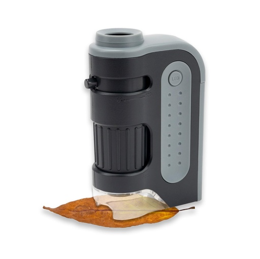 Carson MicroBrite Plus 60-120x LED Illuminated Pocket Microscope for Kids, Portable Microscope, Mini Microscope for Students in Science Laboratory, Educational Microscope for STEM (MM-300)