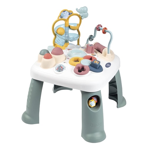 Smoby - Little Activity Table - Mechanical Functions - Shape Sorter - Toy for Babies from 12 Months - Made in France - 140303