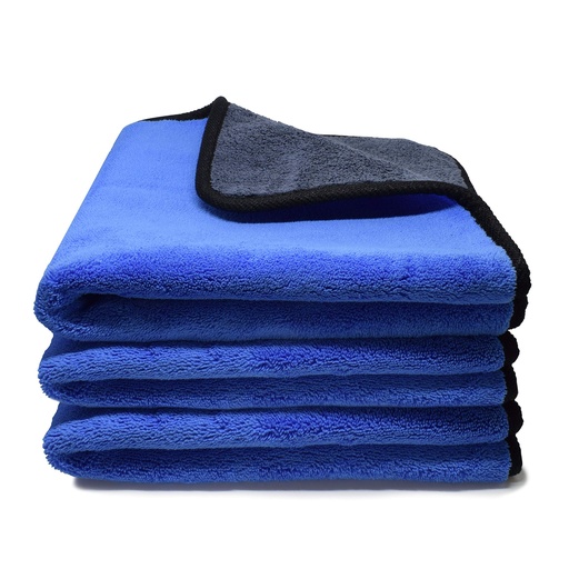 Kemes 3 x Microfibre Cloth with 500 GSM for Perfect Paint Care – Extremely Absorbent and Soft for Car and Motorcycle Cars, 30 x 30 cm (3PCS)
