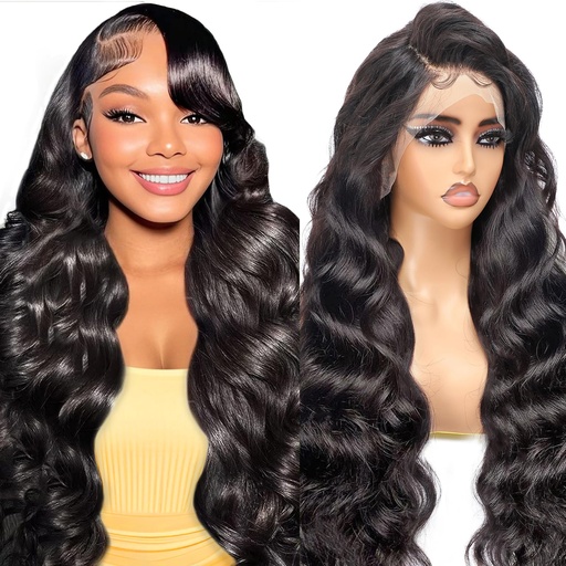 Junemet 20 Inches Human Hair Wig 200% Density 13x4 Straight HD Lace Front Human Hair Wig Natural Brazilian Glueless Human Hair Wig Natural Color